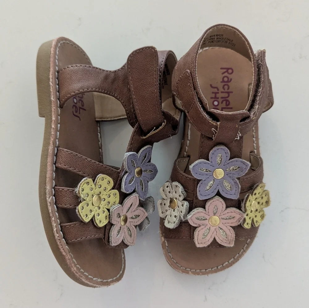 Rachel Shoes | Girls Flowers Portland Sandal